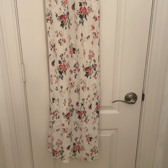 Reformation Germain Maxi Dress in Rose Floral with Spaghetti Straps Size XS - Picture 5 of 11